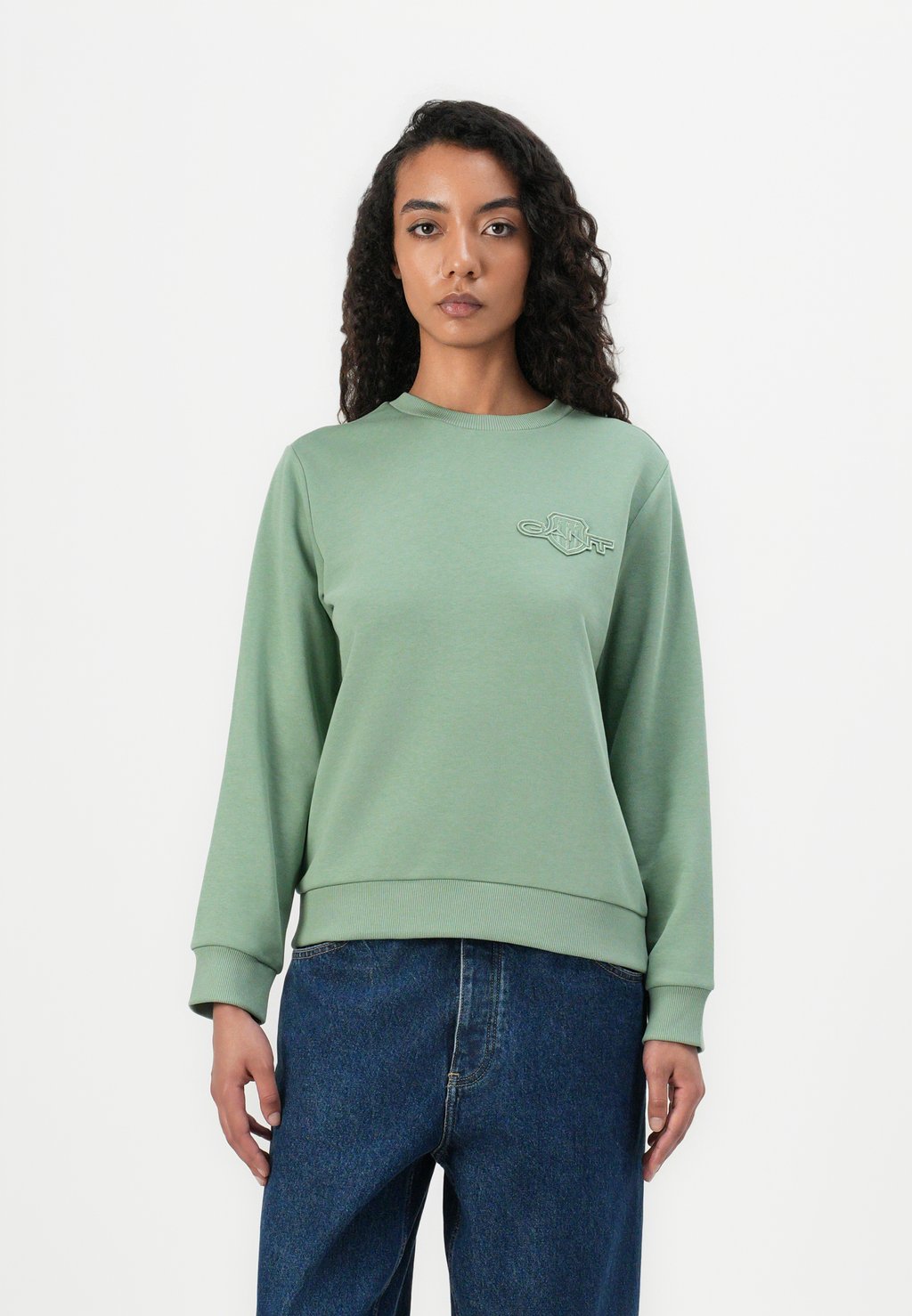 

Толстовка TONAL SHIELD GANT, зеленый