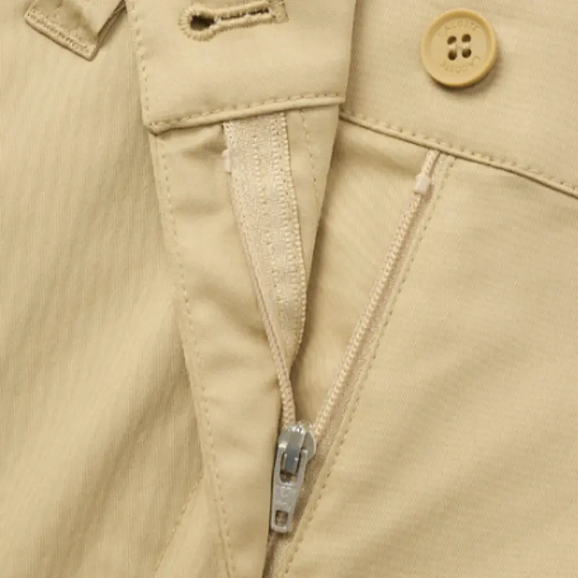 Женские повседневные брюки LACOSTE, молочный кофе — фото 2