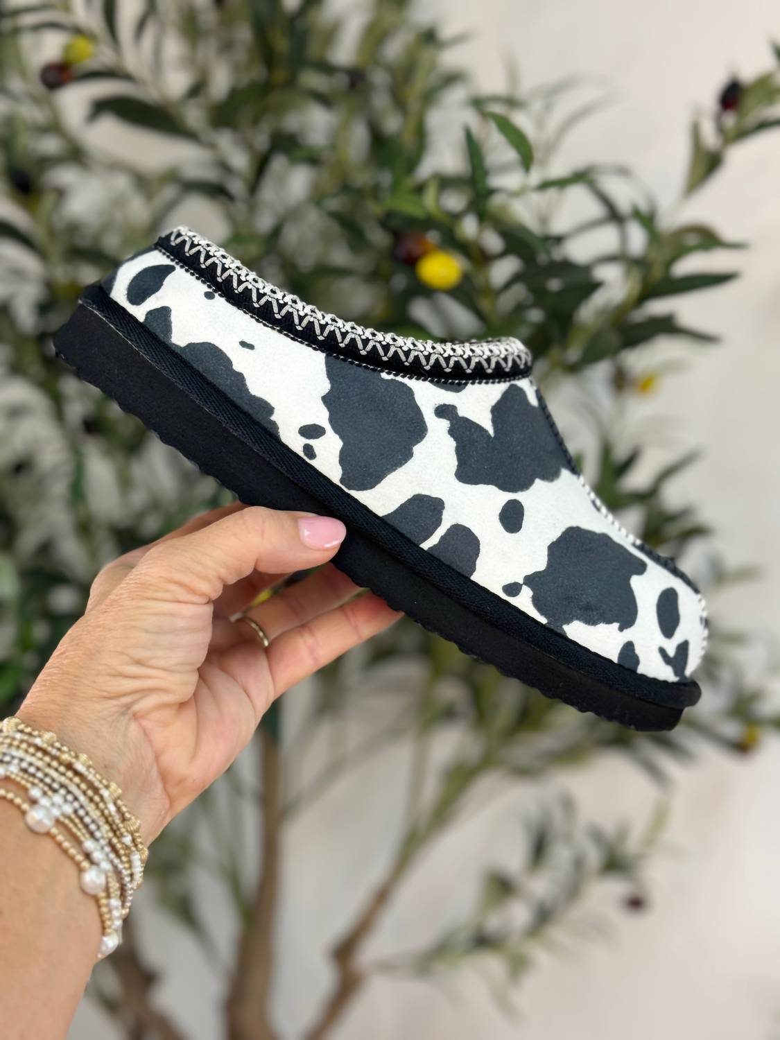 Женские слипоны Sparks с принтом коровы Very G, цвет cow print