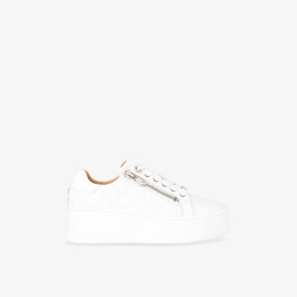 Кеды кожаные Carvela с молнией, белый