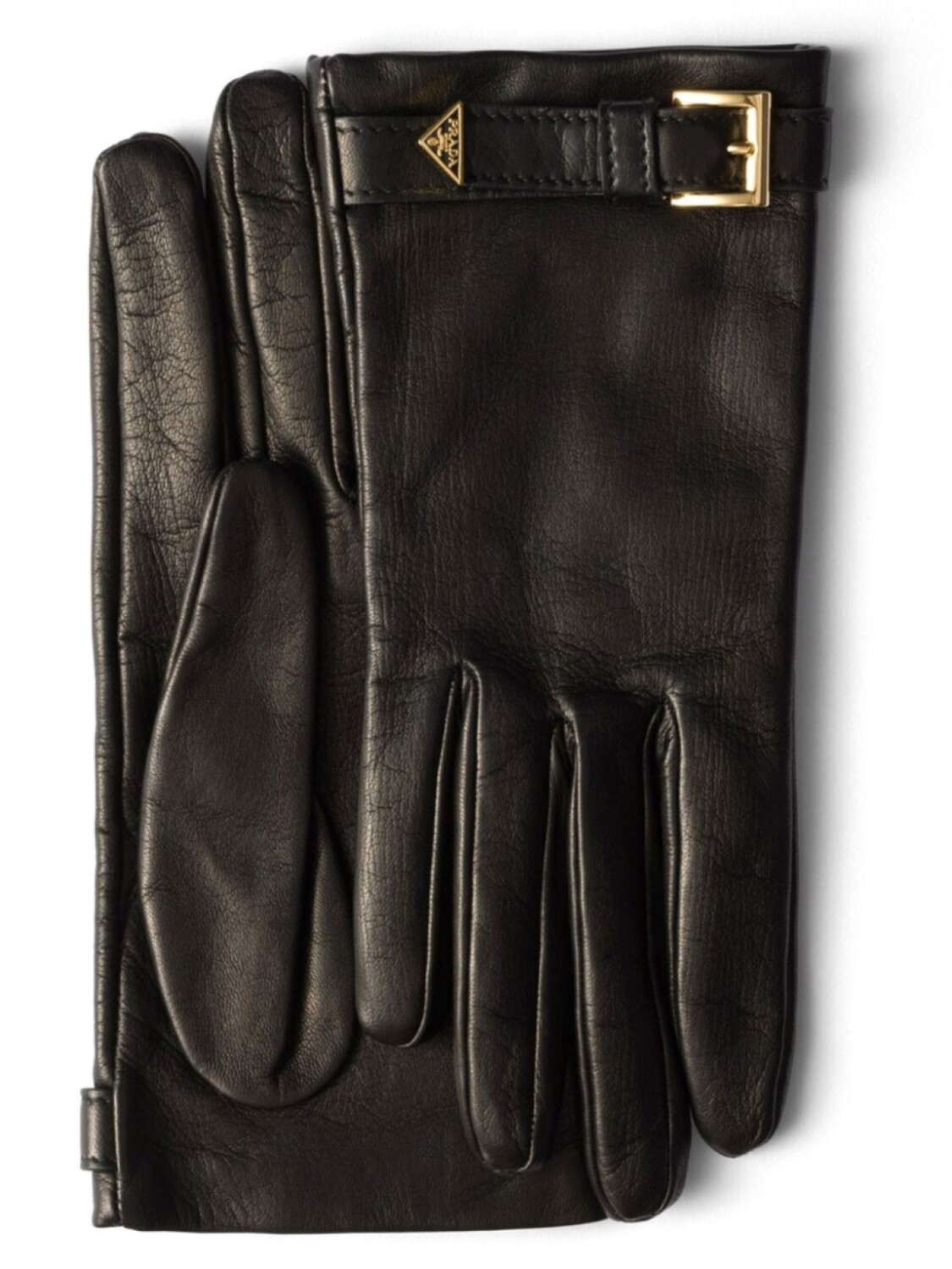 

Prada кожаные перчатки, черный