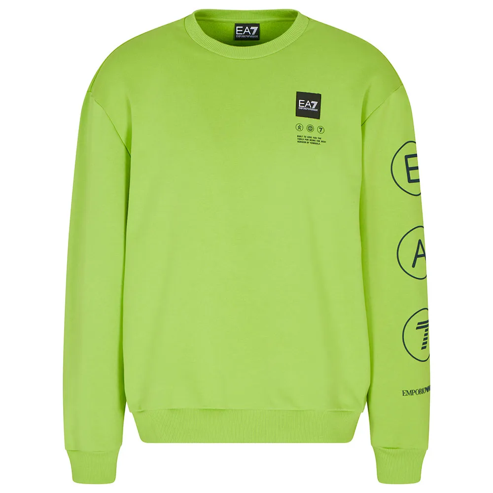 

Толстовка EA7 EMPORIO ARMANI Train Logo Series Coft Writings, зеленый