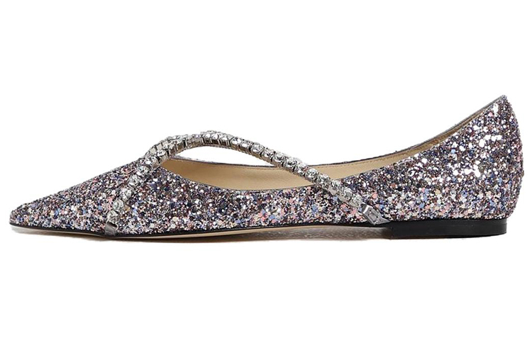 Туфли-балетки Genevi от Jimmy Choo, светло-фиолетовые