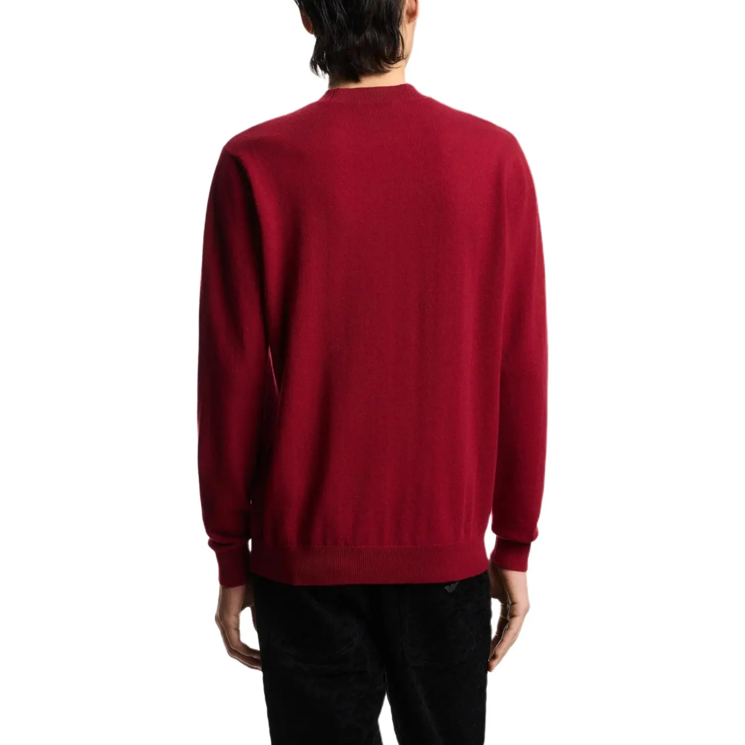 Свитер из кашемира Year Of The Horse Limited Edition Capsule Collection SS26 для мужчин EMPORIO ARMANI, red — фото 3
