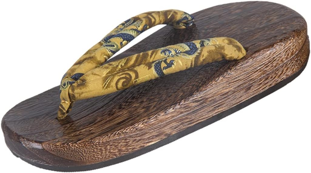 

Сандалии GENYS Flat Flip Flop Geta, деревянные японские традиционные тапки для взрослых, сандалии, мужские шлепанцы, платформенные тапки, обувь для кимоно для пляжа и путешествий (Цвет: I, Размер: 38/39 EU), 38/39 EU I