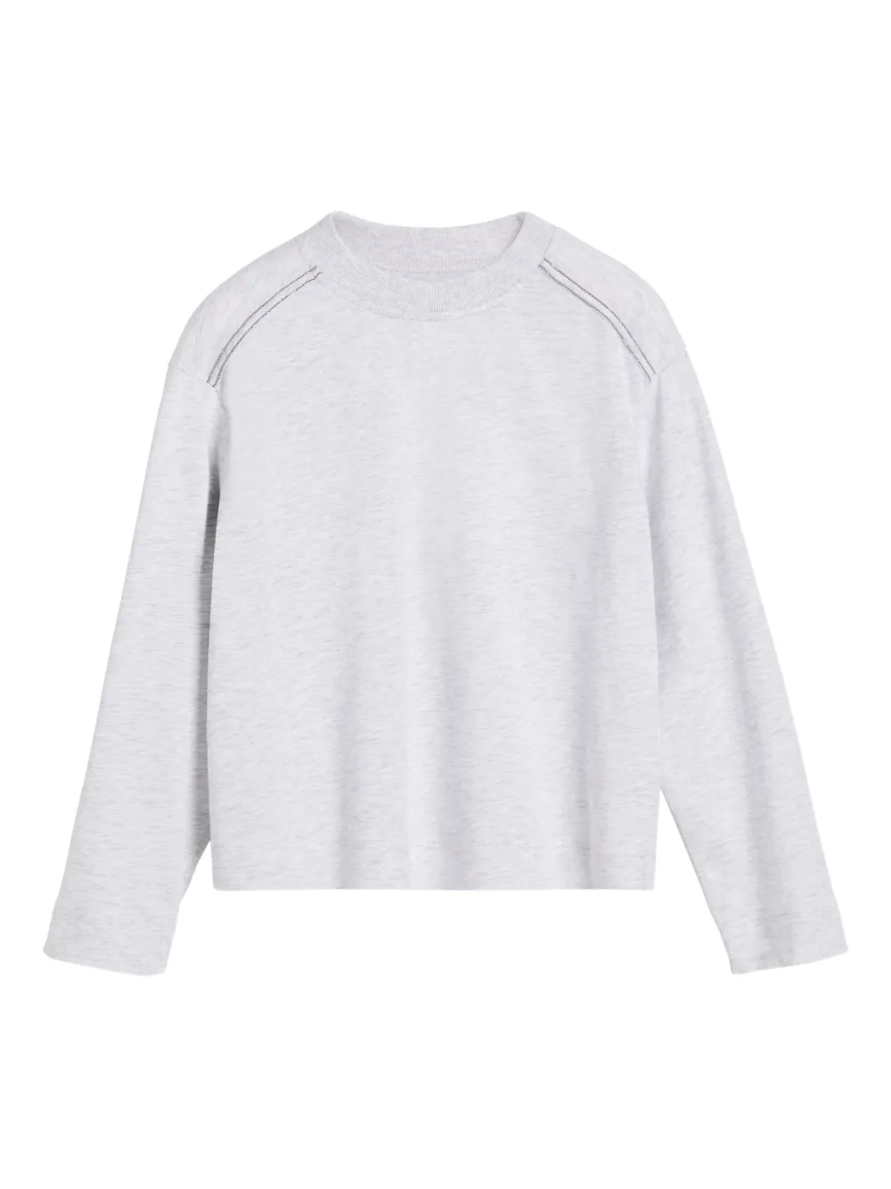 

Футболка с длинными рукавами Brunello Cucinelli Kids, серый