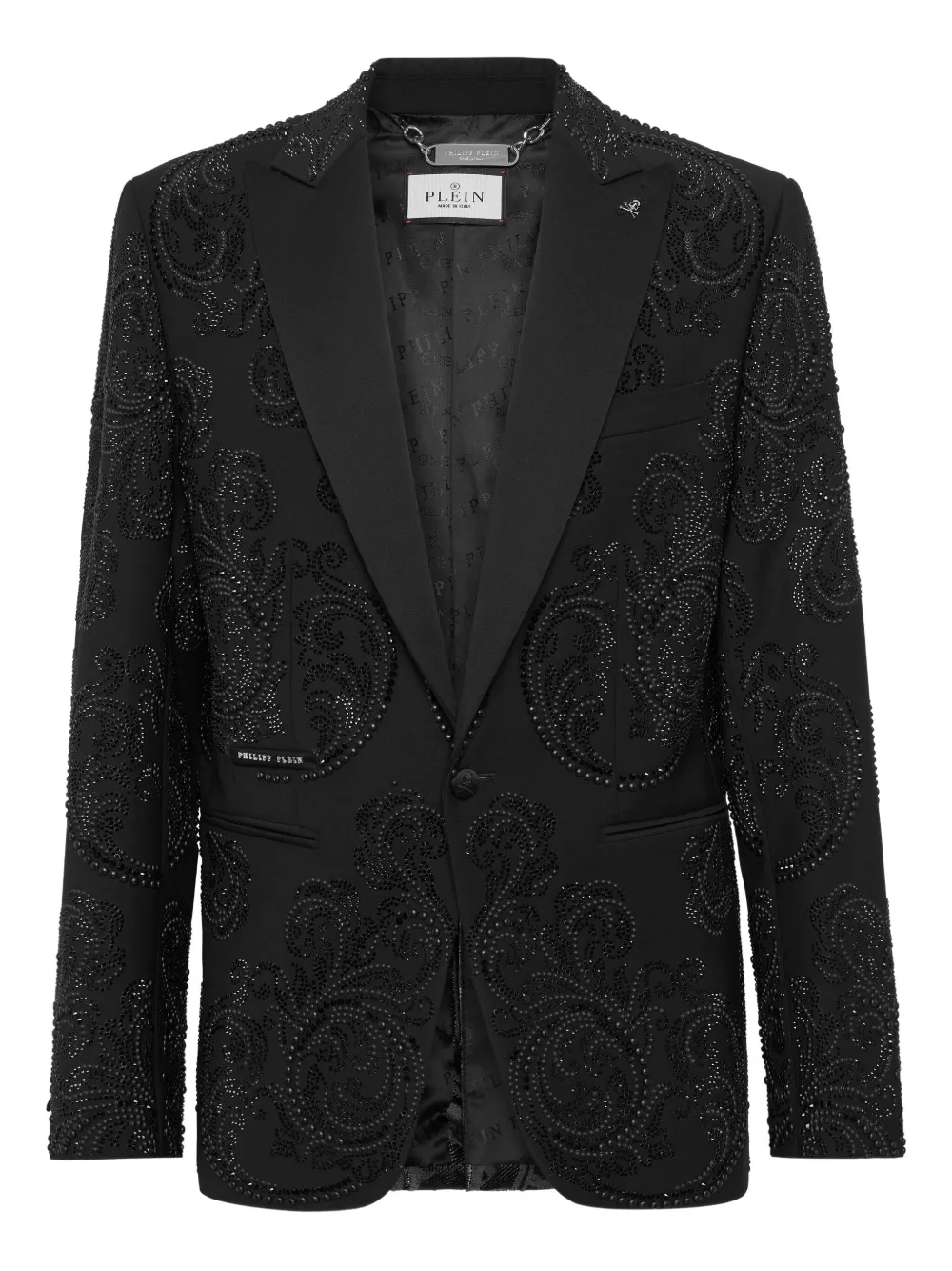 

Пиджак с бисером Philipp Plein, черный