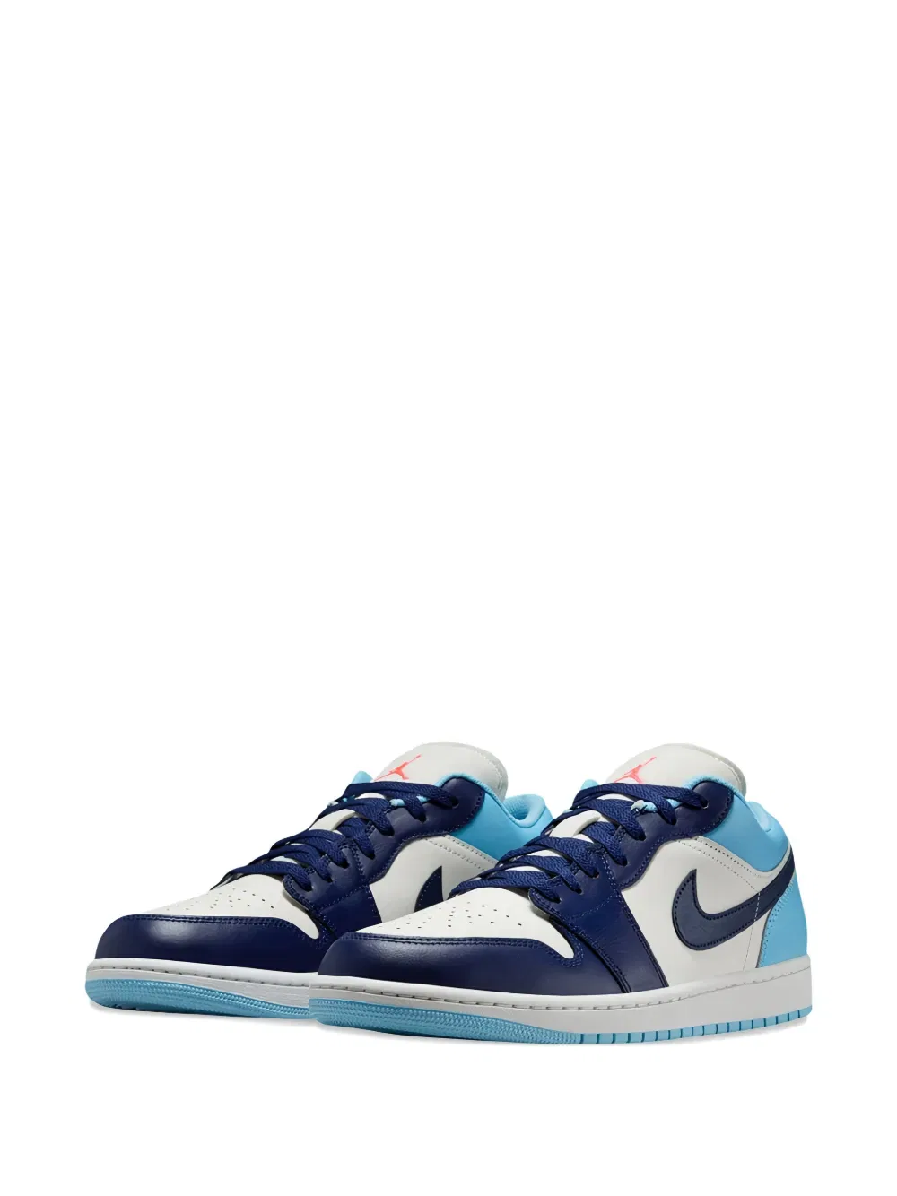 Низкие кроссовки Air Jordan 1, белый — фото 2