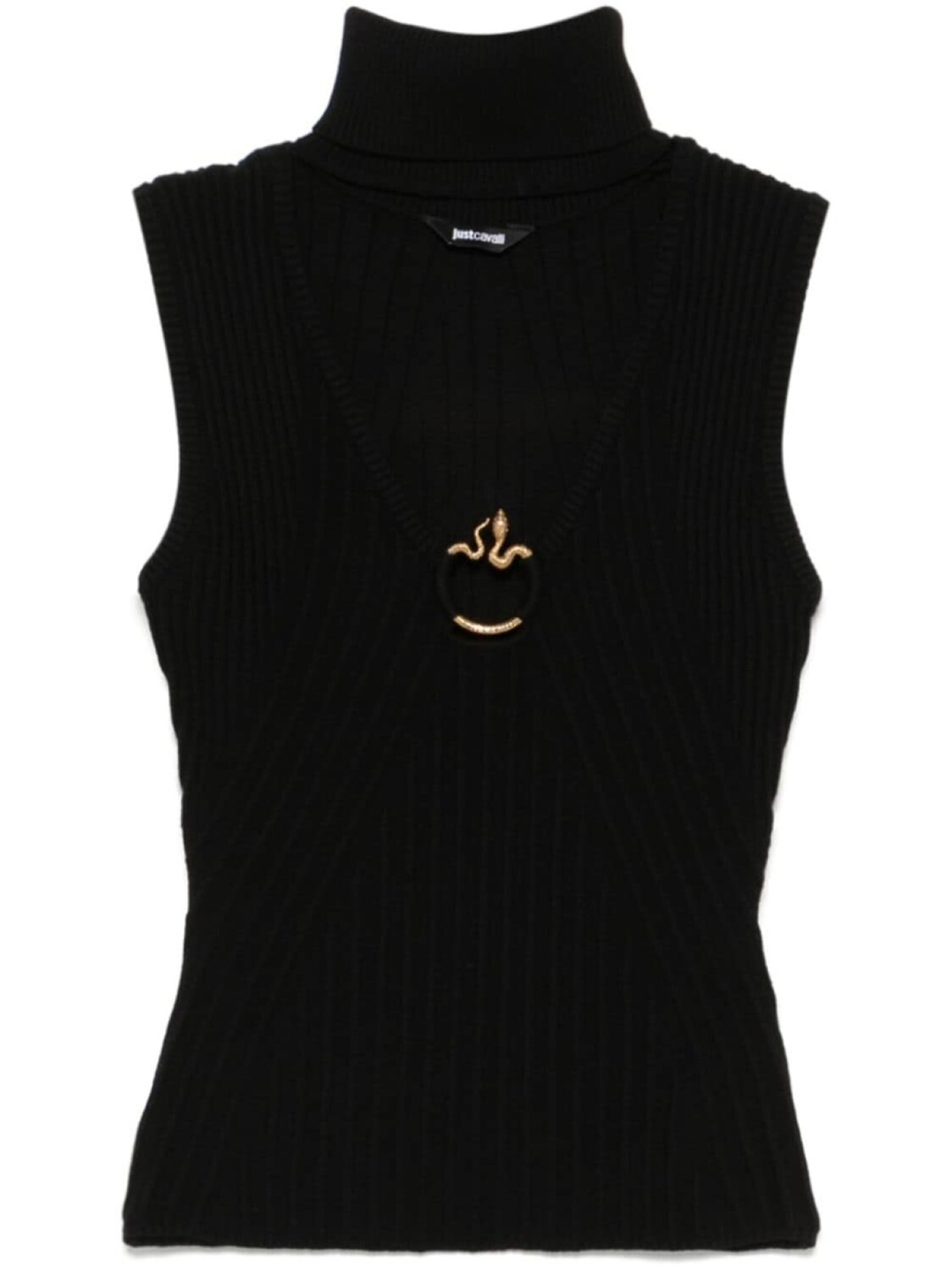 

Топ с логотипом Just Cavalli, черный