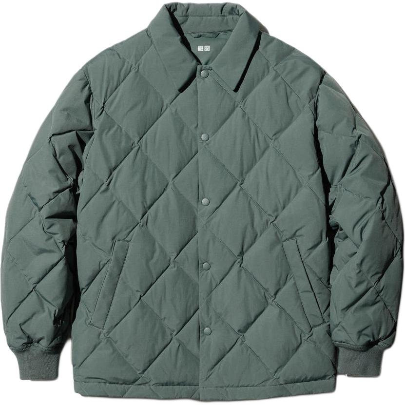 

UNIQLO Пуховик мужской бирюзовый, Turquoise
