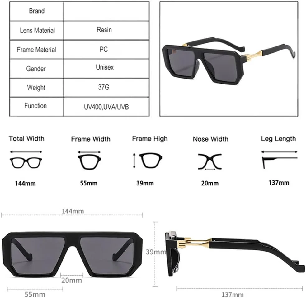 

Ретро-солнцезащитные очки в форме многоугольника и квадрата для женщин, модные очки-гелевые очки, солнцезащитные очки UV400 для мужчин WNCKSQ, Orange Clear