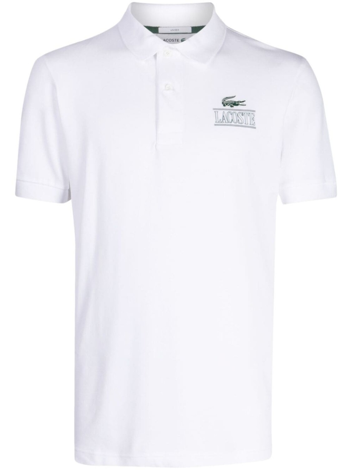 

Lacoste рубашка поло с короткими рукавами и логотипом, белый