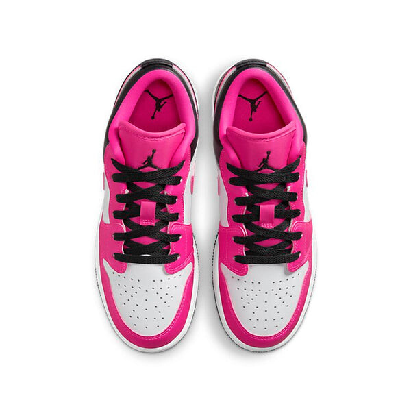Кроссовки (GS) Air Jordan 1 Low 'Fierce Pink', розовый — фото 3