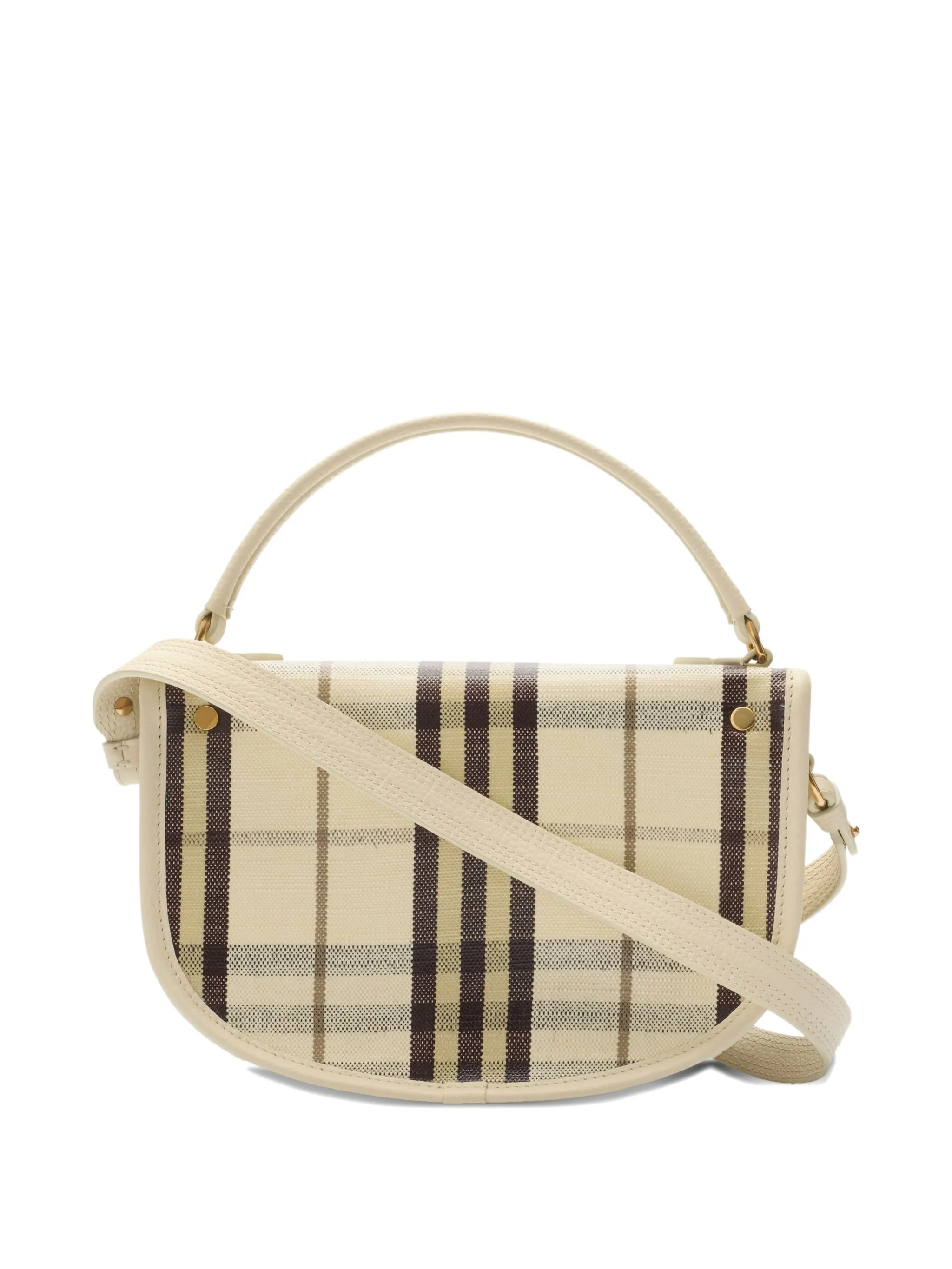 Сумка-тоут Burberry Highlands в клетку — фото 2