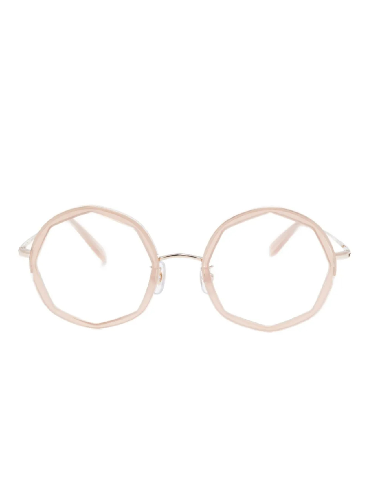 

Очки Megane and Me в геометрической оправе, розовый