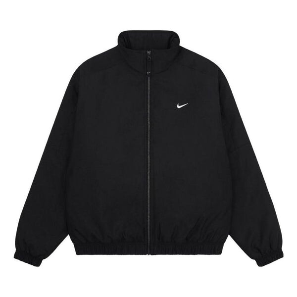 

Куртка Nike Solo Swoosh Satin Bomber Jacket (Asia Sizing) 'Black', черный