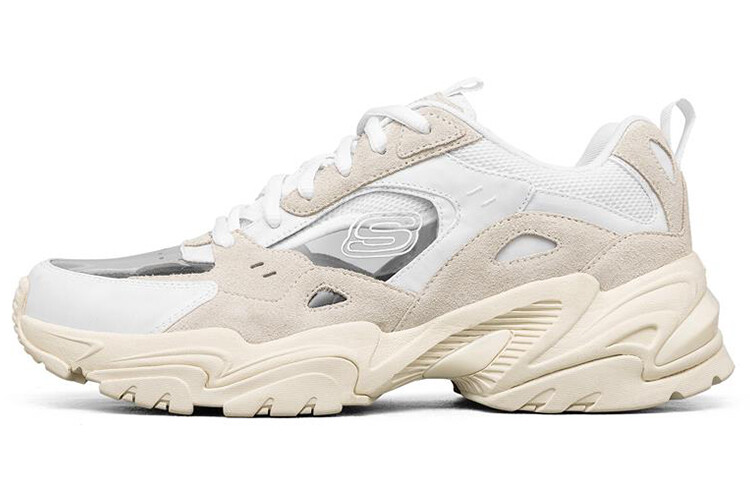 

Кроссовки Stamina V2 Chunky мужские низкие белые Skechers, Белый, Кроссовки Stamina V2 Chunky мужские низкие белые Skechers
