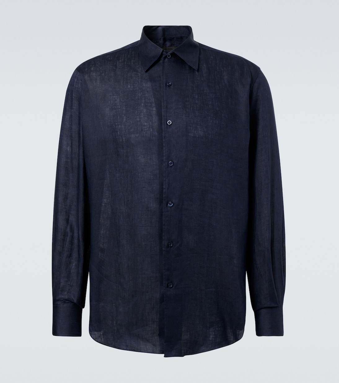 

Льняная рубашка Saman Amel, темно-синий