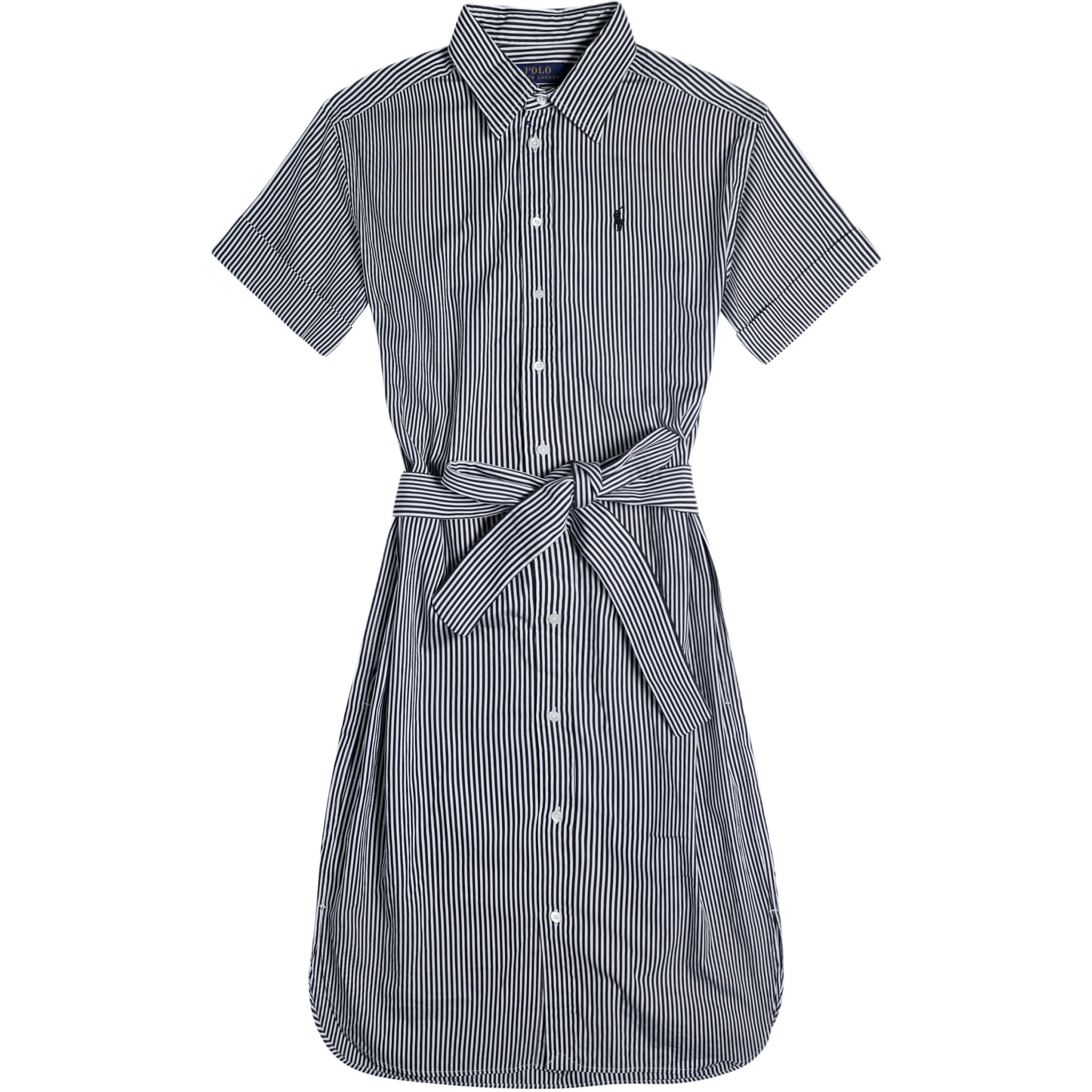 

Polo Ralph Lauren SS24 Платье с коротким рукавом женское черное белое