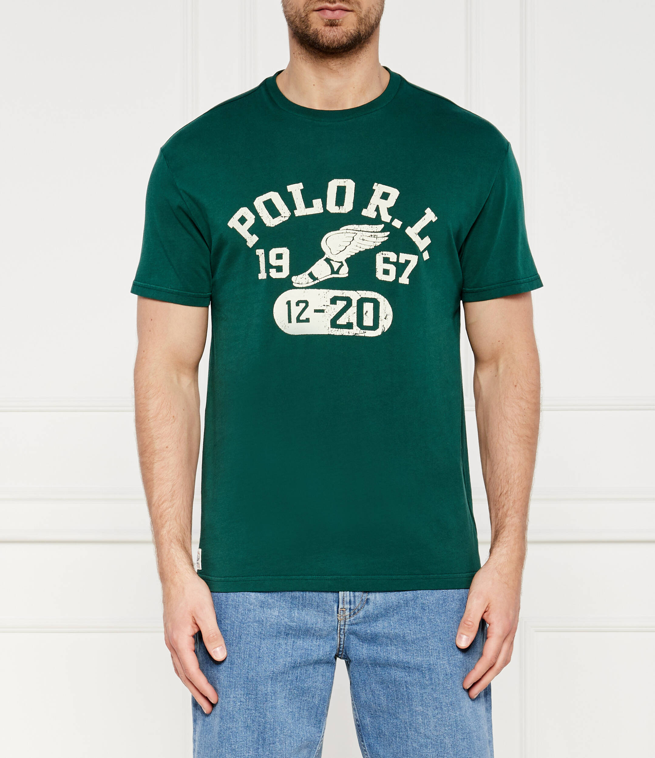 

Футболка POLO RALPH LAUREN Classic fit, зеленый