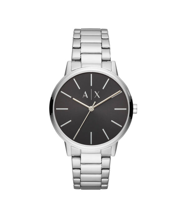 

Часы мужские Armani Exchange из нержавеющей стали без цифр, серебряный