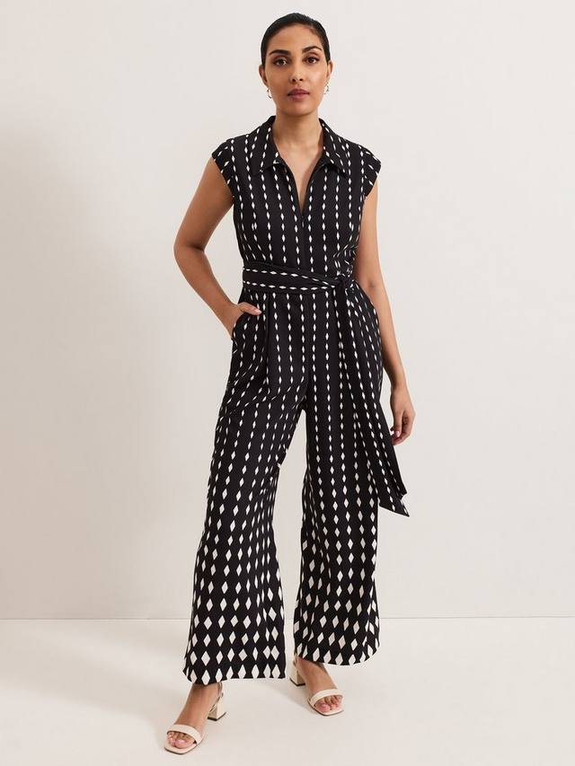 

Миниатюрный комбинезон delina diamond Phase Eight, черный