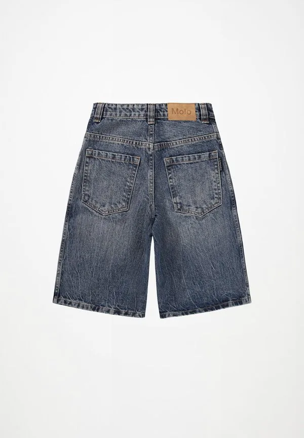 Джинсы alphie, джинсовые шорты Molo, Creased Indigo — фото 4
