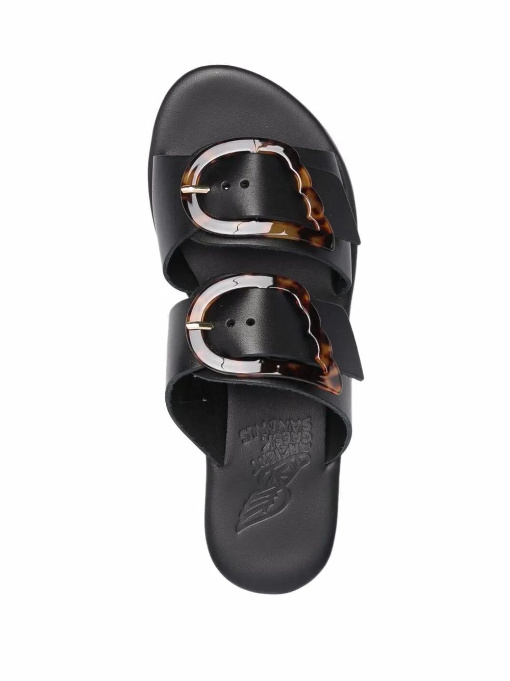 Сандалии Iaso с массивными пряжками Ancient Greek Sandals, черный — фото 4