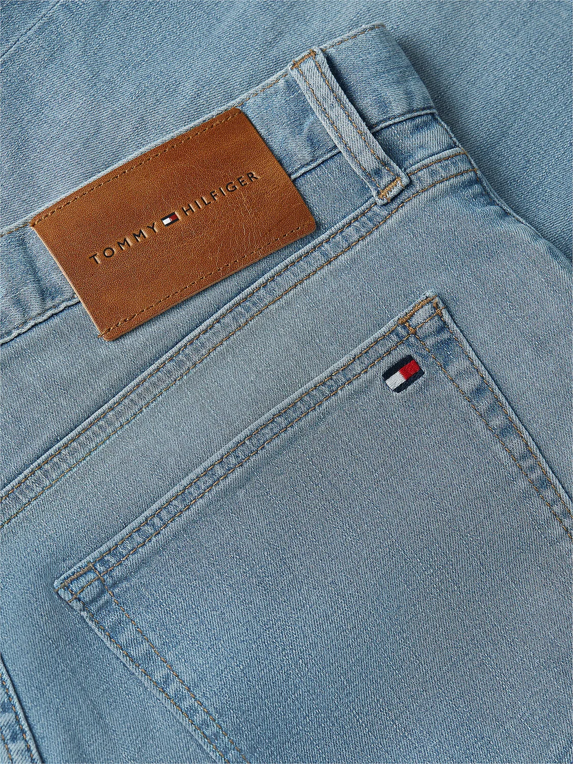 Джинсы Tommy Hilfiger Slim fit Bleecker синего цвета — фото 2
