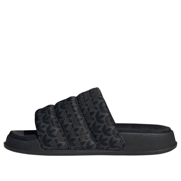 

Тапочки adilette essential слайды Adidas, черный