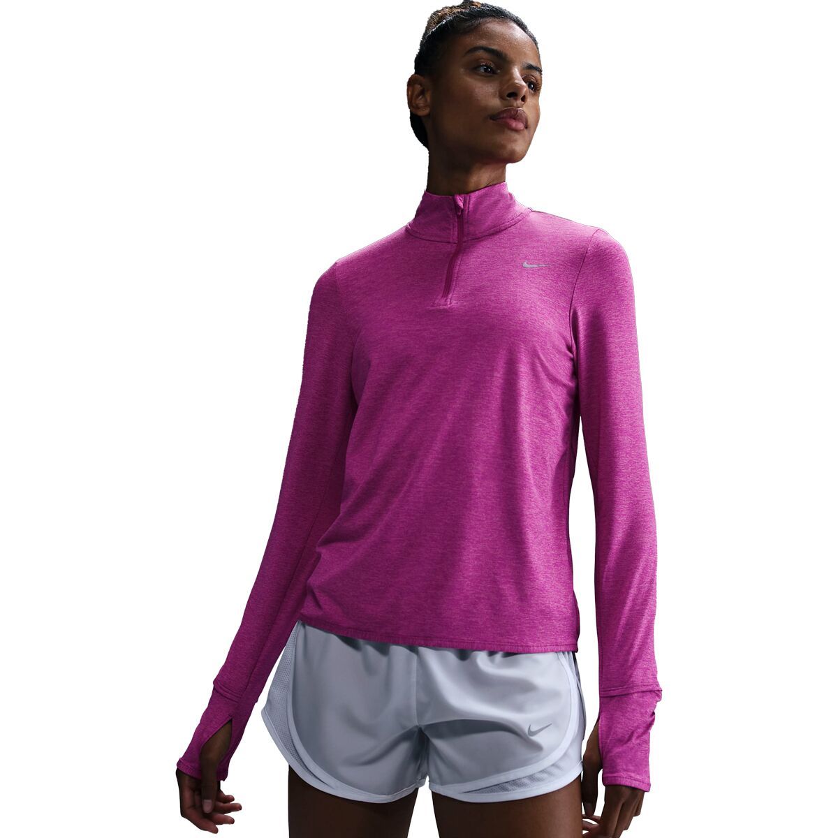 

Свитер с молнией до середины Swift Element Dri-Fit UV Nike, мультиколор