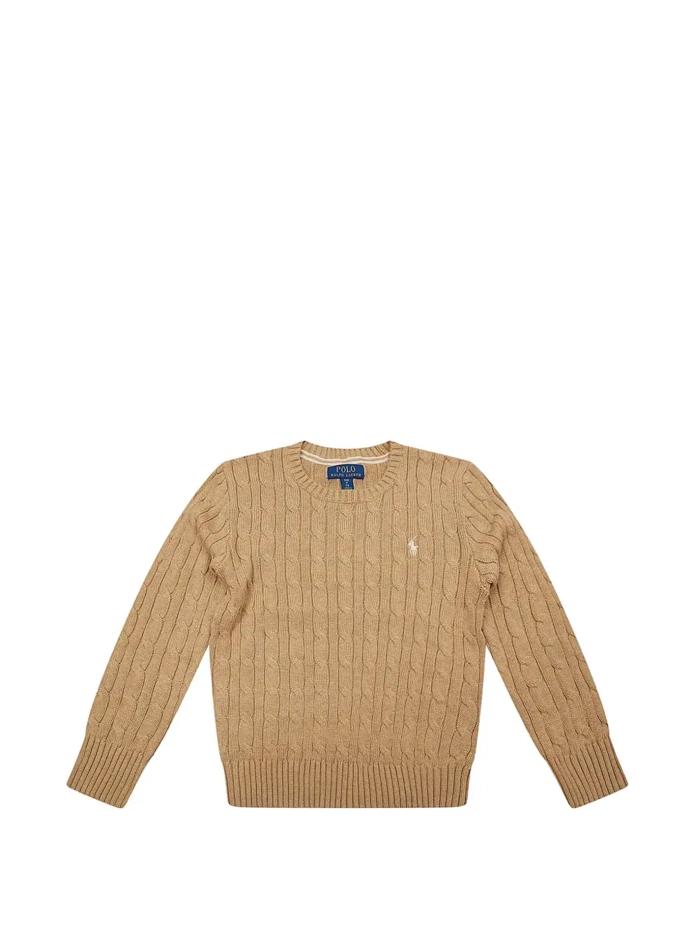 Джемпер фактурной вязки Polo Ralph Lauren Kids, бежевый