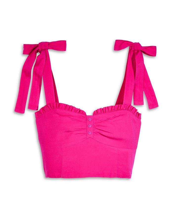 

Топ Mason Smocked Crop Top для девочек - Big Kid KatieJnyc, оранжевый
