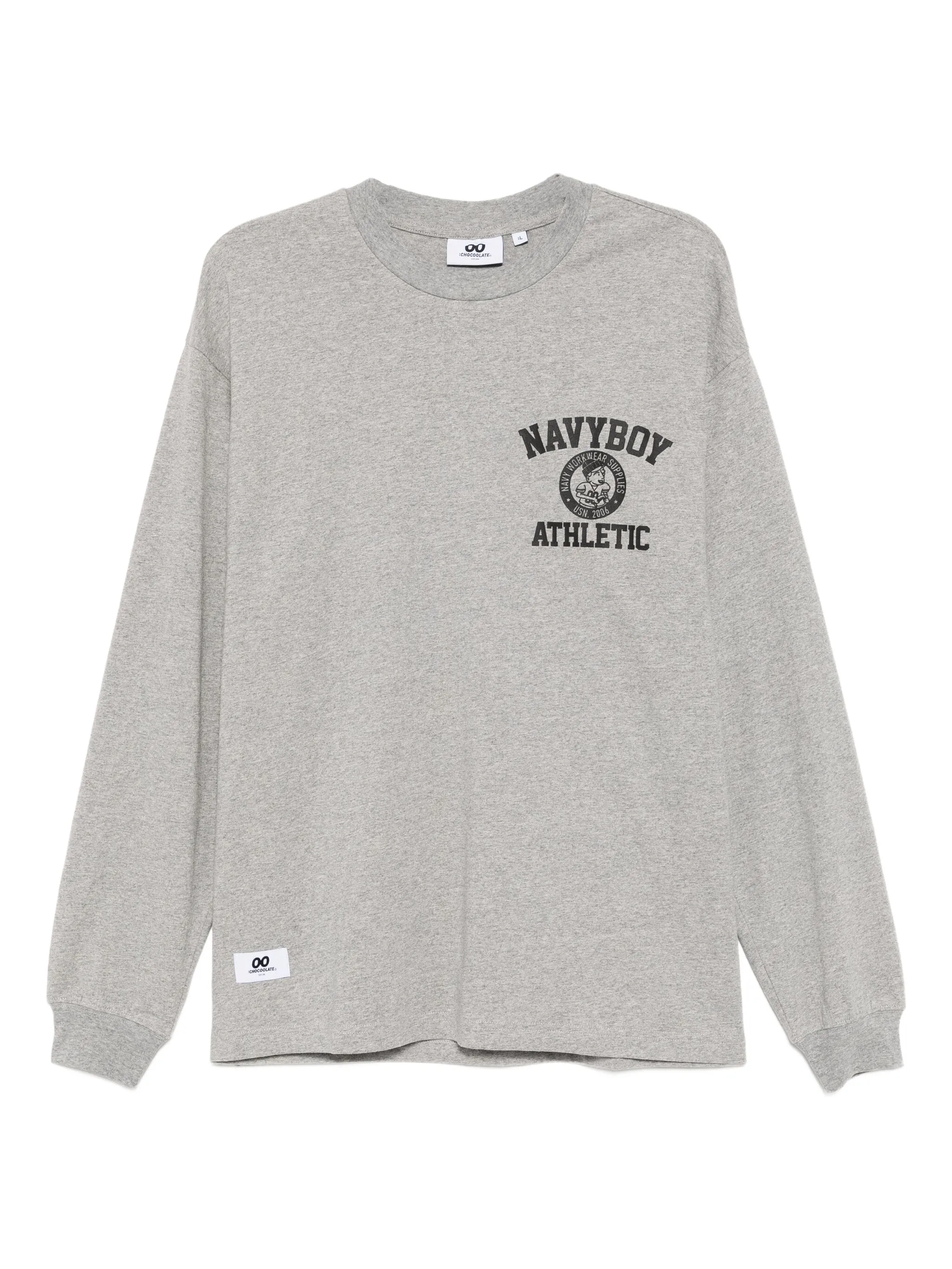 

Футболка с графичным принтом Chocoolate, серый