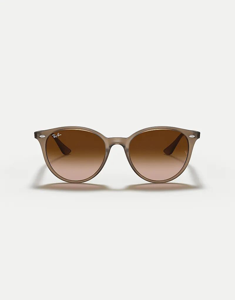 

Солнцезащитные очки Ray-Ban Rb4305 Phantos с коричневыми линзами бежевого цвета