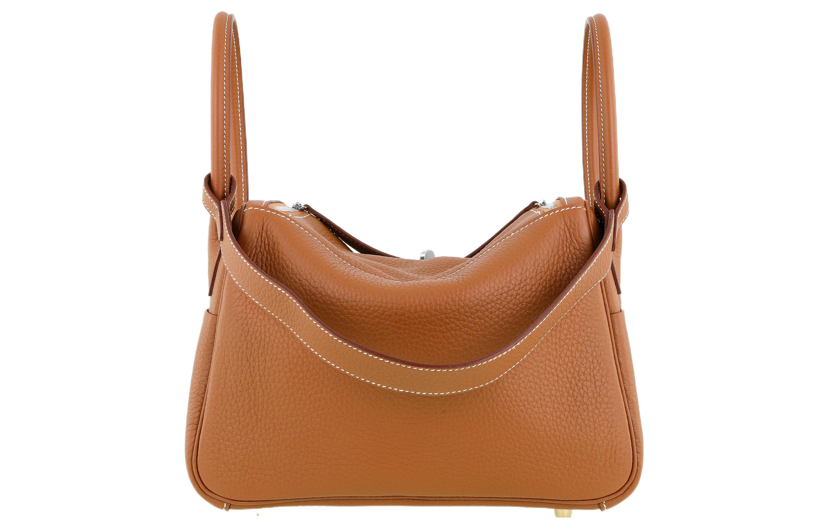 HERMES Сумка через плечо Lindy Taurillon Clemence из коровьей кожи — фото 3