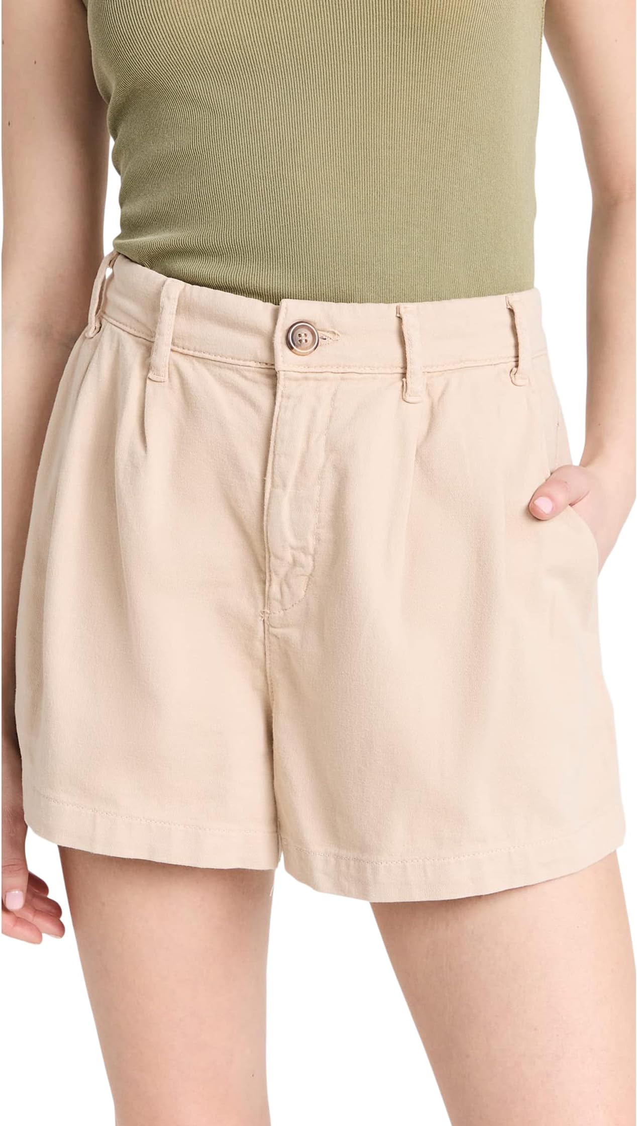 

Шорты Free People Billie Chino Shorts, цвет Almond Milk