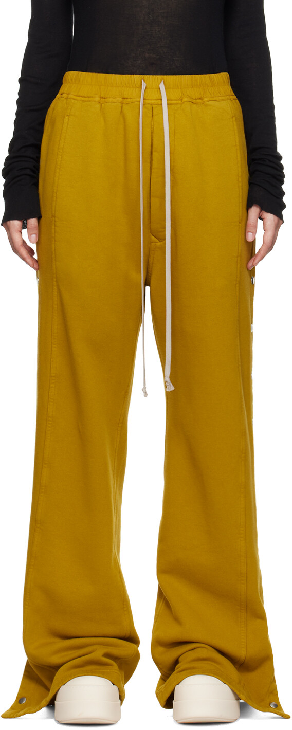 

Желтые брюки Porterville Pusher Lounge Rick Owens DRKSHDW