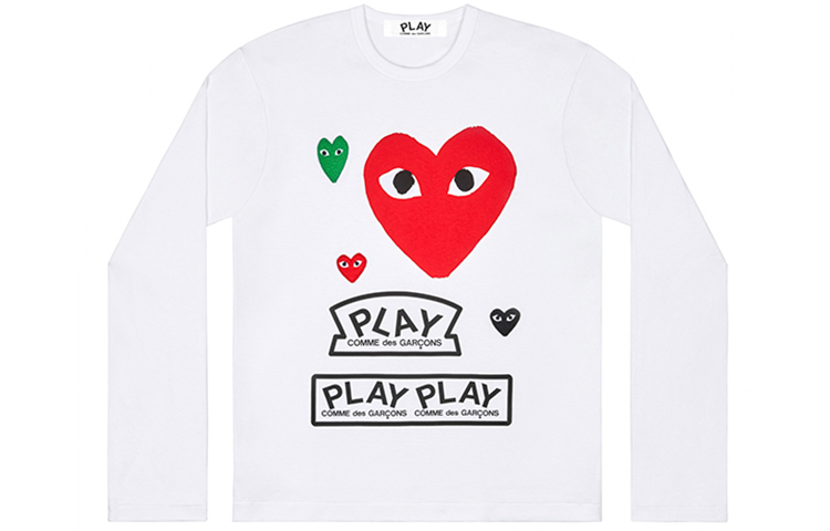 

Футболка женская белая CDG Play
