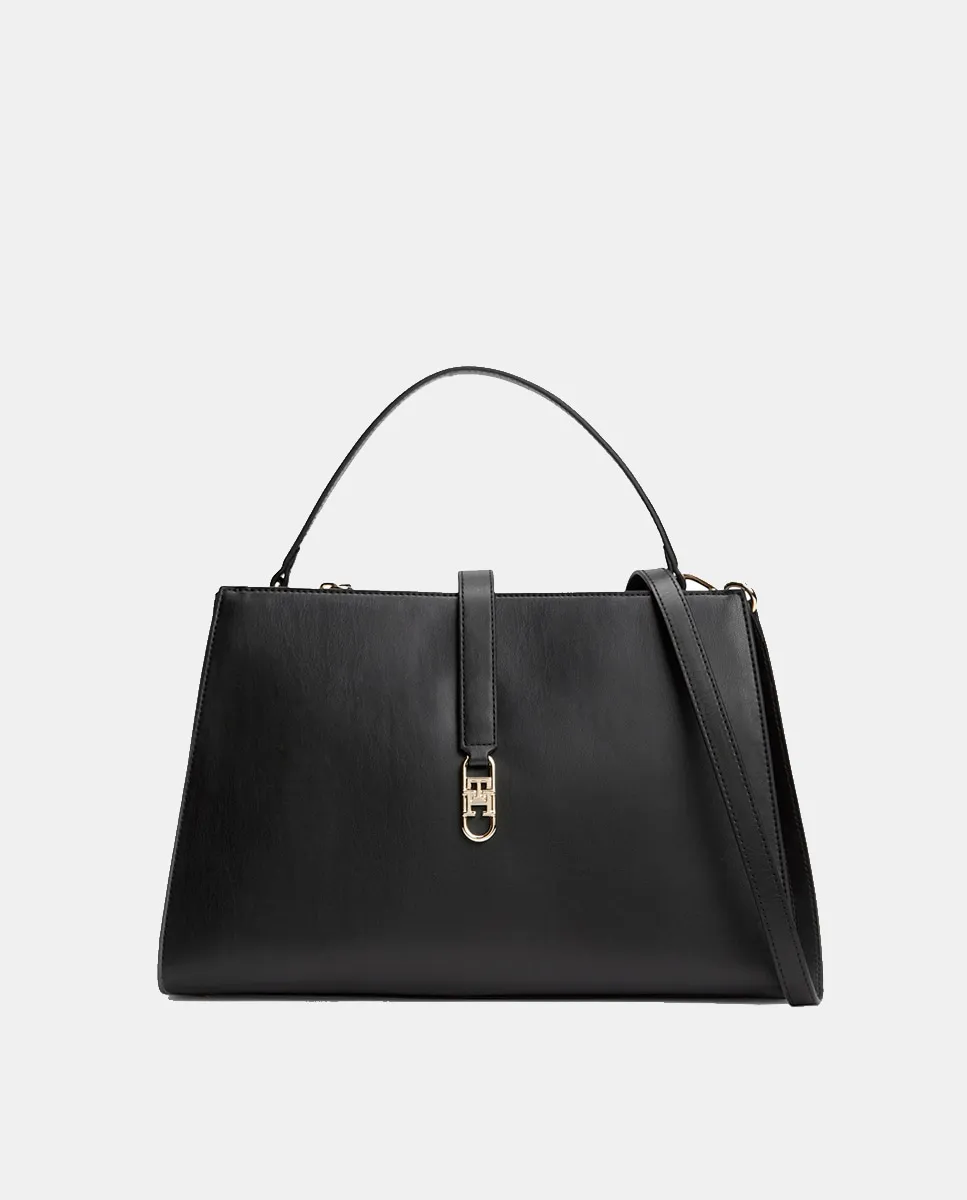 

Сумка в стиле сумки-сэтчел черного цвета Tommy Hilfiger