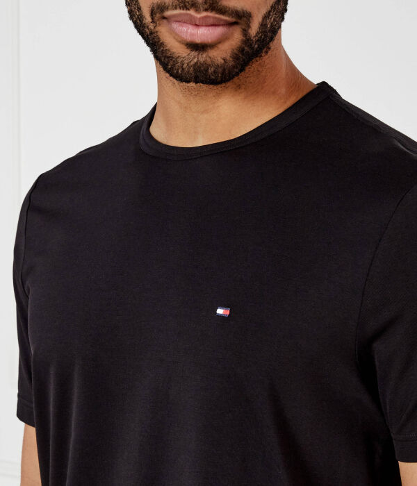 Футболки Longline fit Tommy Hilfiger, черный — фото 4