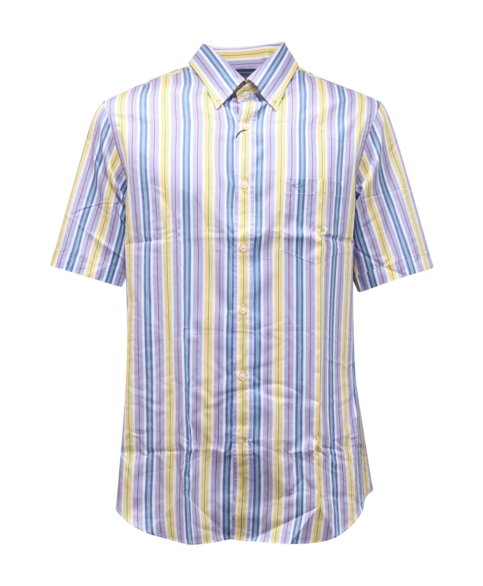 

Яхтенная рубашка на пуговицах с карманом Paul & Shark, мультиколор