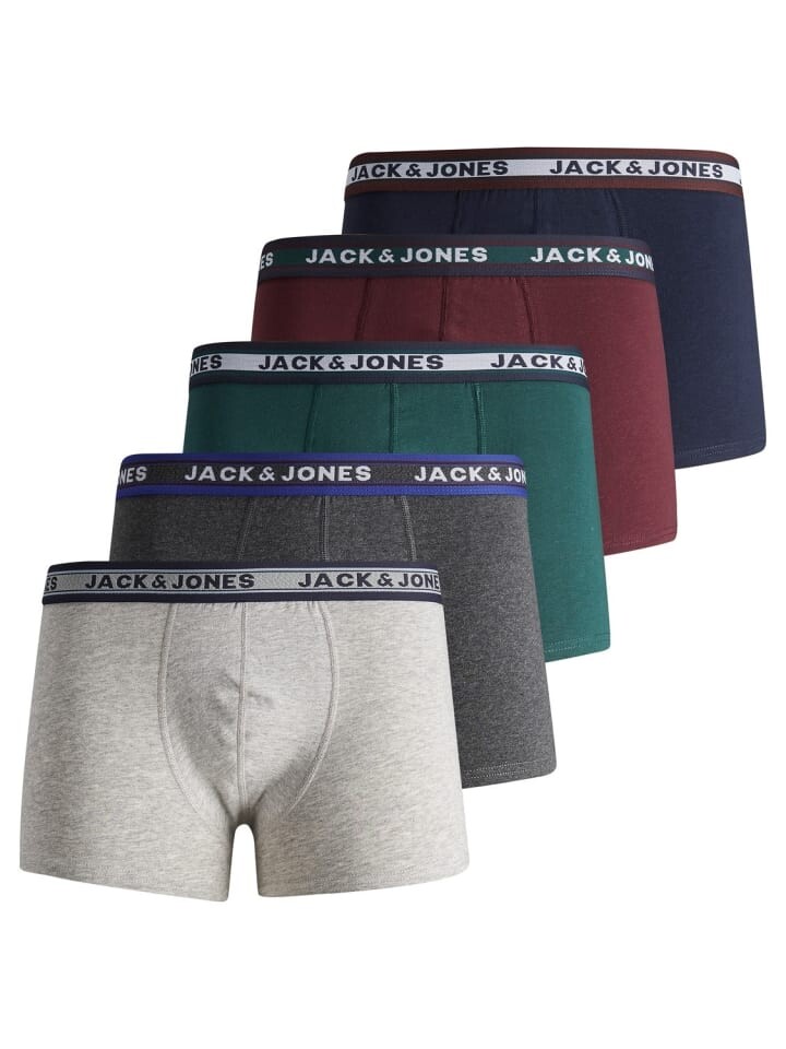 

Боксеры Jack & Jones Trunk JACOLIVER TRUNKS 5er Pack slim, разноцветный