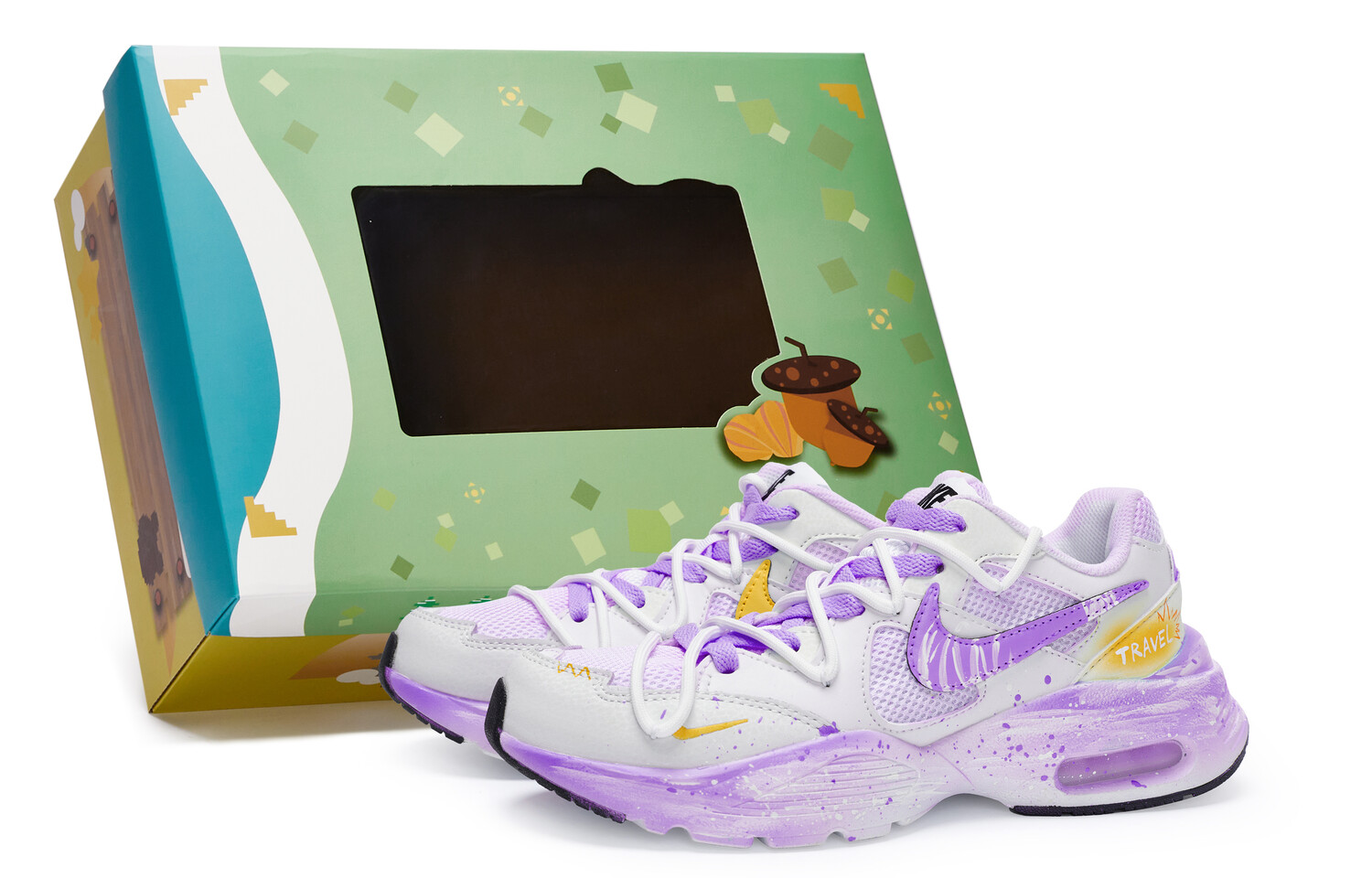 

Кроссовки Air Max Fusion для бега мужские с низким верхом фиолетовый Nike