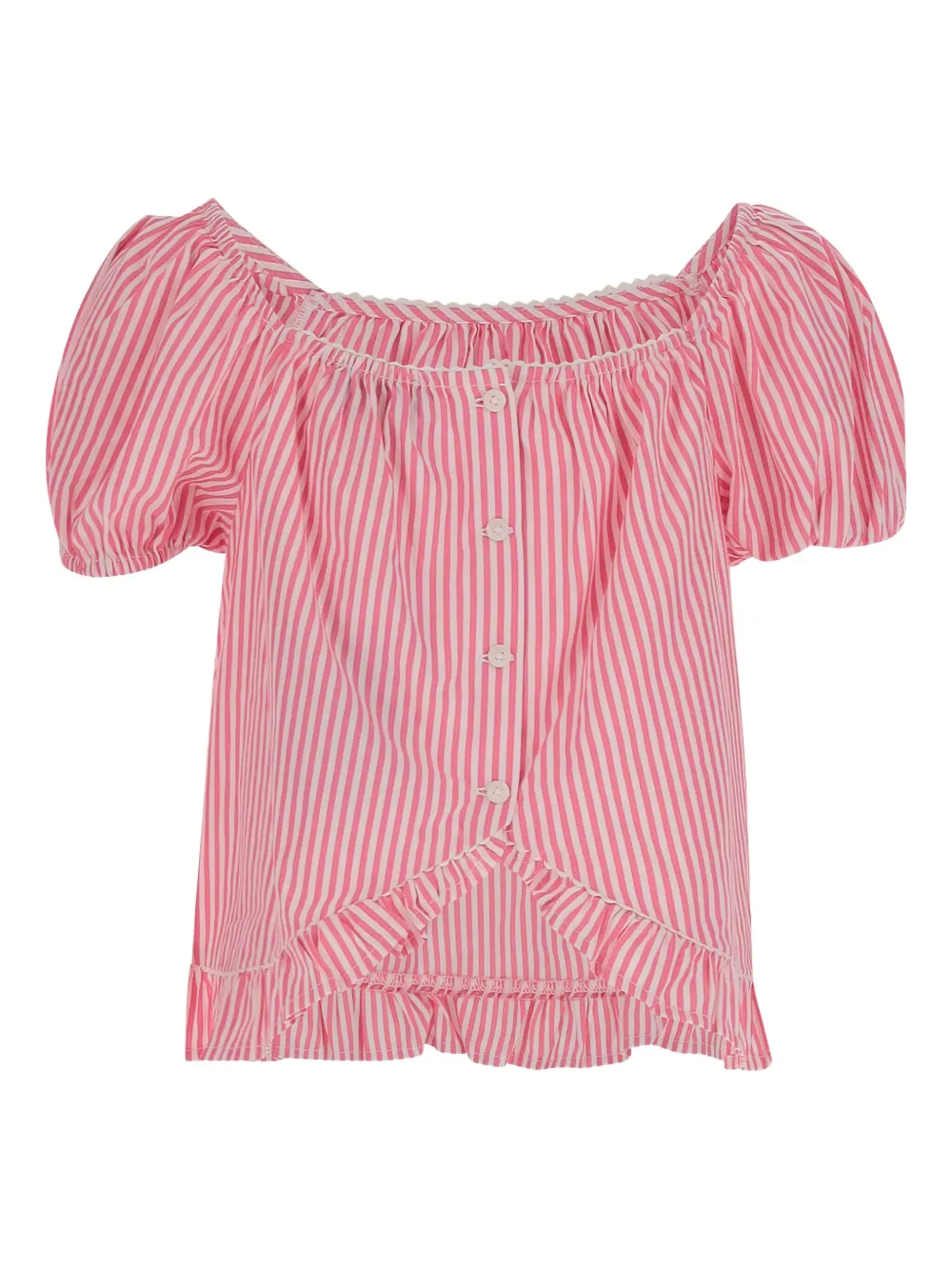 

Блузка в полоску Polo Ralph Lauren Kids, розовый