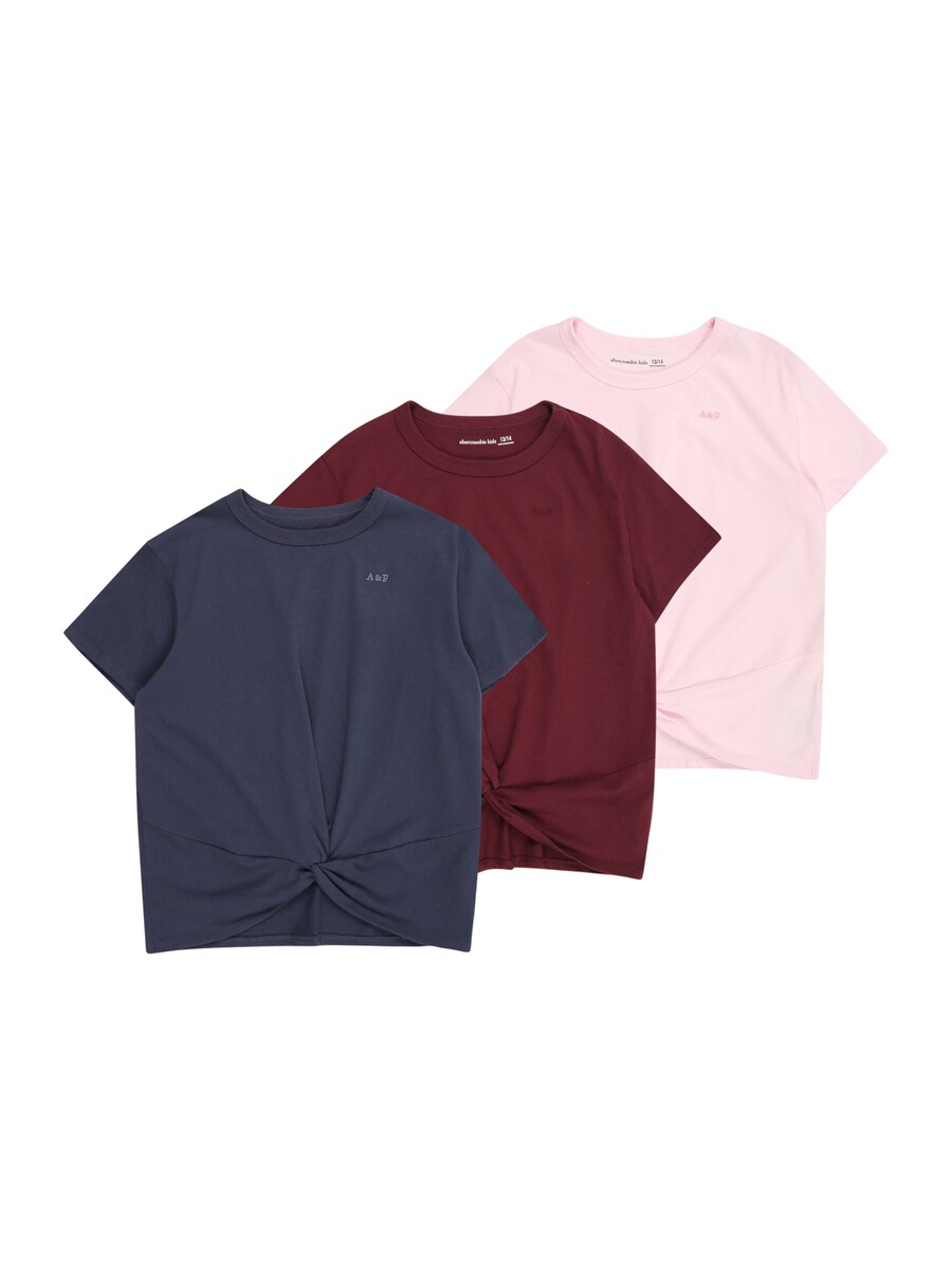 

Футболка Abercrombie & Fitch, marine blue/Pastel pink/Bordeaux