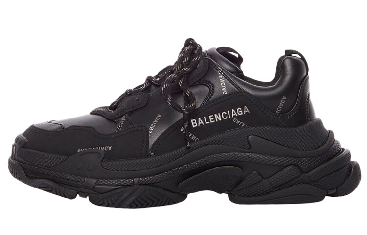 

Кроссовки Balenciaga Triple S AllOver Logo Black Grey Leather Free