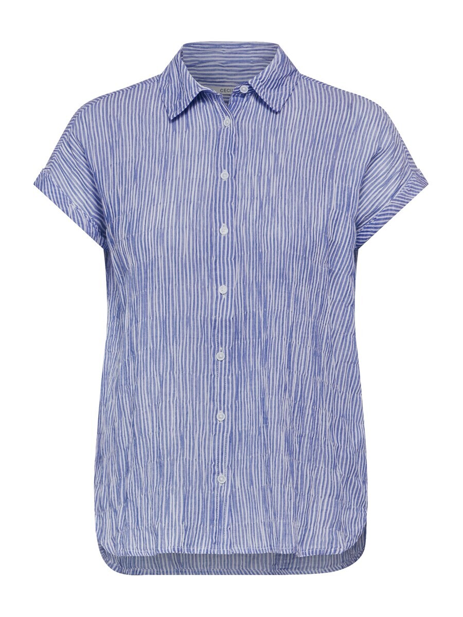 

Блузка с коротким рукавом CECIL Blouse, пятнистый синий