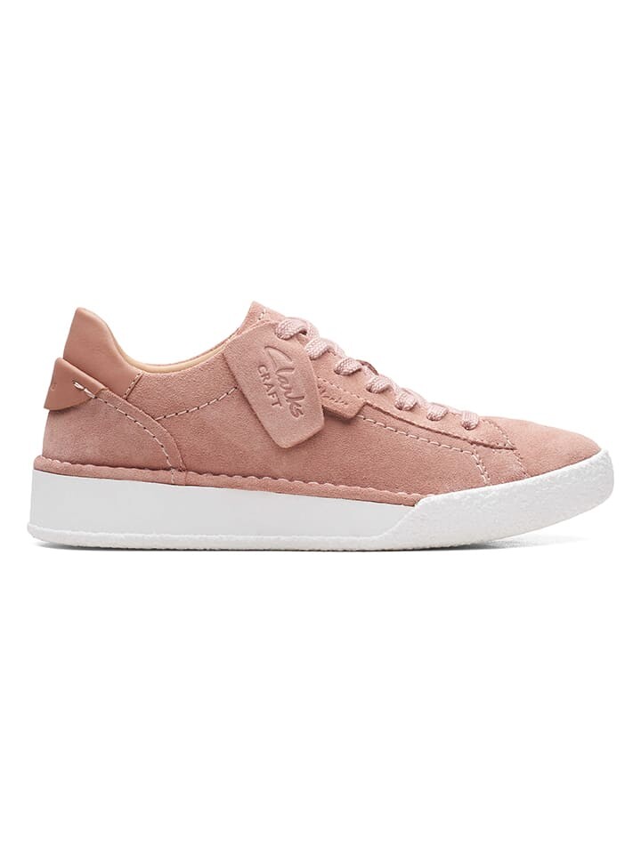 

Низкие кроссовки Clarks Leder Craft Cup Lace, розовый