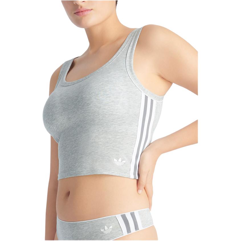 Серая майка Tank Top Adidas Originals, серый — фото 4